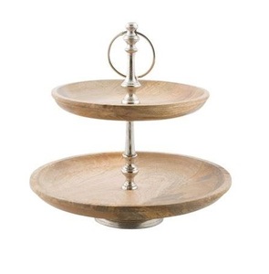 Support à gâteau de qualité supérieure, accessoires de décoration, support à gâteau en forme de feuille, support à gâteau en métal plaqué or de qualité supérieure - Product Image 5