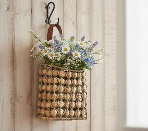 Panier suspendu en jacinthe d'eau, panier de rangement fait main, vente en gros, écologique, fabriqué au Vietnam - Product Image 5