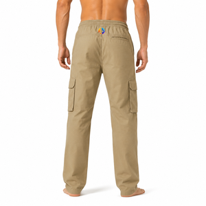 premium <b>cargo</b> <b>trouser</b> for men with durable stitching multiple pockets comfortable fit and modern casual streetwear OEM Service - Product Image 3