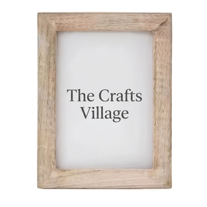 Handcrafted Wooden Photo <b>Frame</b> Creative for Tabletop or <b>Wall</b> Display - Product Image 6