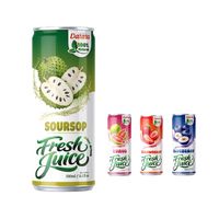 Jus de fruits frais 100% pur OEM/ODM, 330 ml, en conserve stérilisée, vente en gros, haute qualité, boisson aux fruits naturelle originale