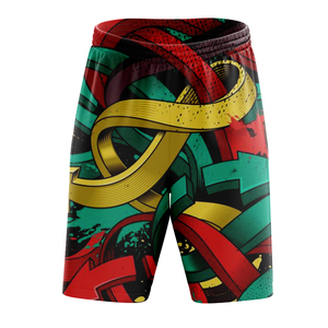 Shorts de course pour hommes avec cordon de serrage, 100% polyester, respirants, séchage rapide, vêtements de sport, jogging, basketball, sports d'été, jeunes et adultes - Product Image 4