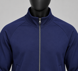 Ensemble de survêtement deux pièces pour homme en molleton de coton épais respirant avec fermeture éclair par Dress Sports - Product Image 5