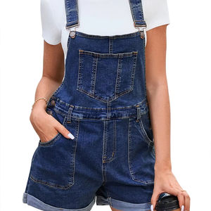 Mono de mezclilla reflectante de diseño moderno para mujer, ajustado, ligero, cómodo, estilo urbano, push-up, para fitness - Product Image 1