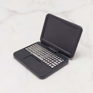 <b>Miniature</b> Laptop Tech for Doll House or Desk Setup Small Size Home Decoration for Daily Use - Product Image 2