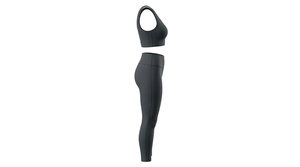 Nuevo Conjunto Deportivo Personalizado de Moda, Transpirable, de Cintura Media, para Yoga, para Mujer, Sin Costuras, de Spandex/Poliéster, de Secado Rápido, Color Sólido - Product Image 3