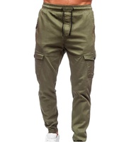 Pantalon large décontracté pour homme en tissu peigné léger de qualité supérieure, respirant, coupe-vent, séchage rapide, 100 % polyester