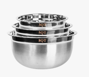 Ensemble de bols en acier inoxydable de qualité alimentaire, écologiques, durables, faits à la main, pour la maison, la cuisine et les restaurants à prix avantageux - Product Image 3