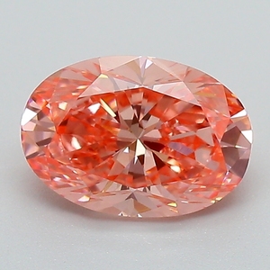 Diamant rose vif fantaisie certifié IGI, cultivé en laboratoire, taille ovale, diamant non monté pour la vente en gros de bijoux fins - Product Image 5