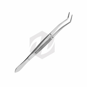 Pince à épiler Meriam de qualité supérieure, 16 cm, courbée, en acier inoxydable, instrument chirurgical dentaire, pince à épiler médicale de précision - Product Image 1