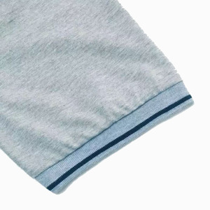 เสื้อยืดแขนสองชั้นผ้าฝ้าย 100% ใส่สบายสำหรับผู้ชาย ทรงหลวม ลายเรียบ ระบายอากาศได้ดี แห้งเร็ว - Product Image 6