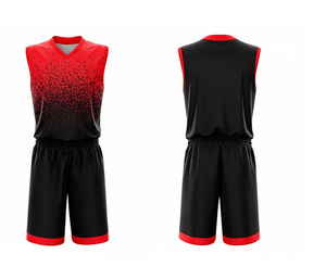 Tenue de basketball de qualité supérieure, entièrement sublimée, vêtements de sport personnalisés en jersey et short en polyester respirant et à séchage rapide pour hommes et femmes - Product Image 1