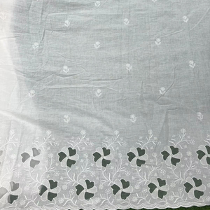 Saris de créateur pour garçons en tissu Chanderi Premium Mall, broderie complexe, coton-soie respirant, non-tissé, pour mariage - Product Image 1
