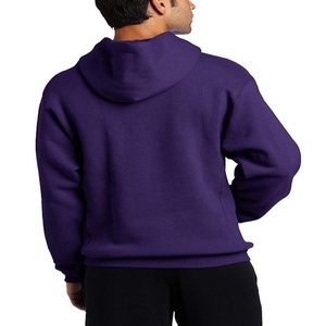 Sudadera con Capucha Personalizable de Alta Calidad para Hombre, de Algodón y Poliéster, para Uso Invernal, con Bordado de Logotipo Propio, Diseño Sólido - Product Image 2