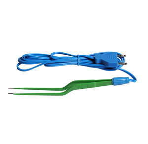 Pinzas bipolares desechables, con cable de 5 m, conector de 2 pines, estériles, diseño de bayoneta, longitud 165 mm - Product Image 2