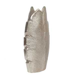 Vase en laiton classique en forme de plume dorée, hauteur 29 cm, décoration de table faite à la main, style bohème - Product Image 2