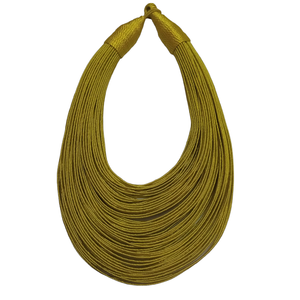 Collar de hilo de 80 líneas estilo bohemio al por mayor hecho a mano traje indio artesanías artificiales joyería de moda de la NK-87542I - Product Image 1