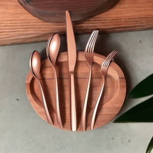 Sustainable Premium Stainless Steel <b>Flatware</b> Set with Mirror Polished Finish Fork Spoon Knife Biodegradable Cutlery At Low Price - Product Image 2