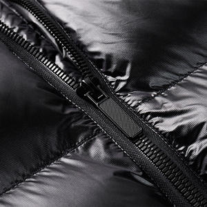 Vestes matelassées pour hommes en promotion, fermeture éclair, rouge et bleu marine, col montant, imperméables, chaudes pour l'hiver - Product Image 5