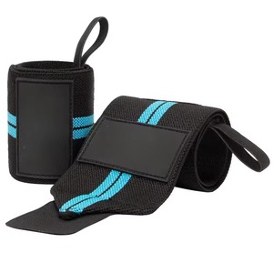 Bandes de soutien élastiques réglables pour poignets, idéales pour la musculation, le fitness, le powerlifting, l'haltérophilie, équipement de musculation robuste pour l'entraînement. - Product Image 2