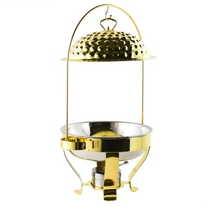 Calentador de comida tipo buffet de alto rendimiento, plato para calentar de acero inoxidable, ideal para servir comida caliente en bodas y fiestas. - Product Image 4