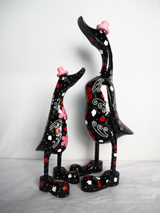 การตกแต่งเป็ดไม้ทำด้วยมือเป็ดไม้ไผ่อินโดนีเซีย - Product Image 6