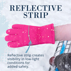 Guantes de Invierno Innovears, Resistentes al Frío, Térmicos, Negros, Tipo Mitón, para Snowboard, Resistentes al Agua, al Viento y Transpirables, para Esquí - Product Image 6