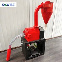 Broyeur de céréales auto-amorçant de 1000 kg/h, machine à broyer le maïs, le blé, les haricots pour la production d'aliments pour animaux