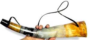 Corneta Artesanal Ecológica de Cuerno de Búfalo, Sonido Fuerte, Logotipo Personalizado, Uso Diario, Forma Natural Pulida, para Negocios - Product Image 5