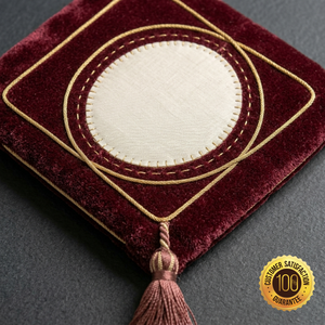 Vêtement liturgique orthodoxe brodé avec des diamants, des glands en fil d'or, logo personnalisé, couleur personnalisée - Product Image 6