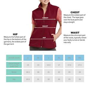 OEM Made Custom Logo Fleece Vest Women Stand Collar Sleeveless Zipper <b>Jacket</b> <b>Winter</b> <b>Running</b> Outdoor Fitness Sportswear - Product Image 6