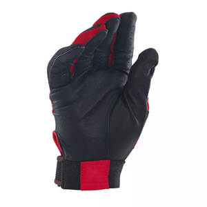 High Quality Leather Baseball Batting Gloves Sublimation Design Knuckle Protection Padded <b>Hook</b> Loop Closure Durable Eco-Friendly - Product Image 2