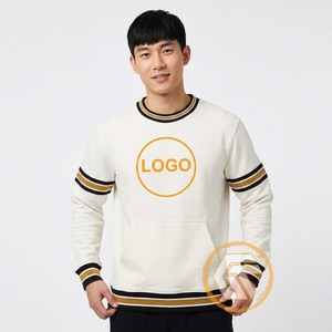 เสื้อคอกลมผู้ชายอัลฟ่า |   เสื้อสเวตเชิ้ตผ้าฟลีซคอตตอน 100% พิมพ์ลายโลโก้ด้านหน้า ทรงปกติ สวมใส่สบาย ฤดูหนาว แห้งเร็ว - Product Image 3