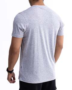 เสื้อยืดผู้ชายแขนสั้นทรงปกติผ้าฝ้ายแท้ 100% สไตล์ลำลอง ขายดี - Product Image 3