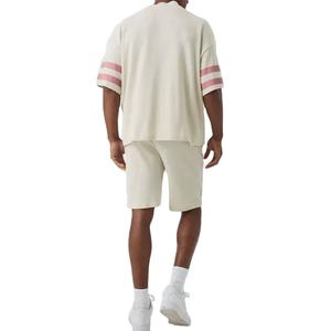 Ensemble short et t-shirt homme surdimensionné personnalisé pour l'été – Qualité supérieure, imprimé par transfert thermique, respirant et séchage rapide - Product Image 5