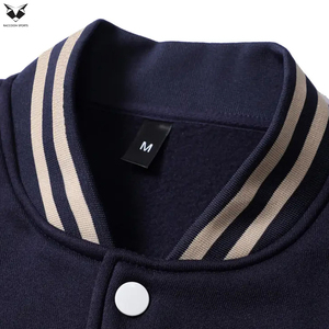 Chaqueta Varsity para Hombre, Nueva Colección, con Estampado Gráfico y Parches, Estilo Urbano, Chaqueta Bomber Holgada, Chaqueta Deportiva de Béisbol - Product Image 5