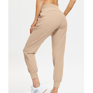 Pantalones Deportivos de Alta Calidad OEM para Mujer, 100% Algodón, Estilo Holgado, Joggers, Pantalones Deportivos para Mujer, Color Personalizado - Product Image 2