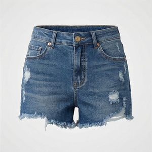 Fashion Short Women Jeans Mid Waist High <b>Stretch</b> Ladies <b>Denim</b> Customized Color Premium Quality Summer Clothing Trends - Product Image 1