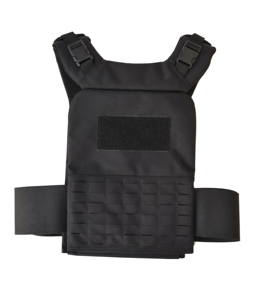 Chaleco Portaplacas de Entrenamiento de Liberación Rápida Personalizado, Chaleco de Entrenamiento Negro, Chaleco Protector Laminado Ajustable - Product Image 2
