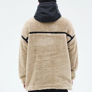 Sweat-shirt uni tendance streetwear pour homme, 100% coton, chaud, épais, en polaire, sweat-shirt à capuche pour homme - Product Image 6