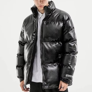 OEM Mens Puffer Jackets Winter Fashion Custom Design Fur Collar Outerwear Streetwwear Puff Down <b>Bubble</b> <b>Coat</b> Men's Puffer Jackets - Product Image 2