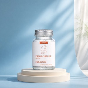[FROM OREUM] Articles de toilette pour chambre d'hôtel, dentifrice solide saveur mandarine de Jeju, 60 comprimés pour la salle de bain des clients d'hôtel - Product Image 2
