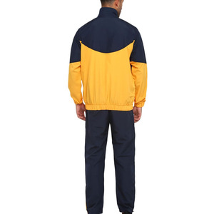 Survêtement pour homme, couleur marine et jaune, style sportif, coupe régulière, respirant, polyester, vêtements d'hiver - Product Image 6