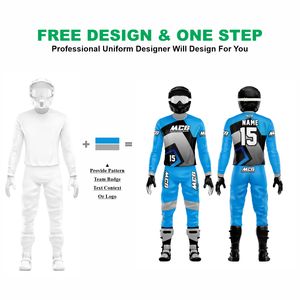 Combinaison de motocross pour homme en tissu nylon polyester de haute qualité, nouvelle couleur néon vintage, impression par sublimation, maillot et pantalon de course MX - Product Image 2