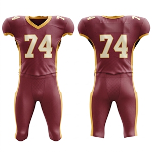 Uniforme de football américain durable et respirant pour adultes, idéal pour l'entraînement hivernal, avec logo avant renforcé – Bolster Industry - Product Image 4