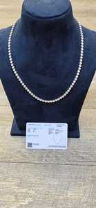 Sofisticado Collar de Diamantes Naturales de 16 Quilates en Oro Sólido de 14 Quilates con Engaste Moderno y Diamantes Brillantes con Claridad SI - Product Image 3