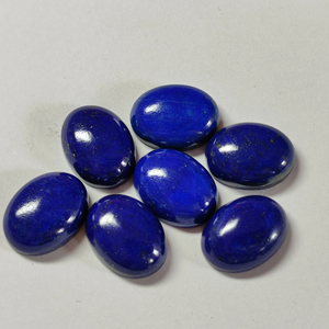 AAA+ Lapis Lazuli Naturel Cabochon Ovale 3x5mm à 15x20mm Calibré Bleu Royal Pierre Précieuse à Dos Plat pour la Fabrication de Bijoux Vente en Gros - Product Image 1