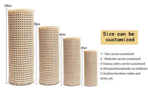 Rollo de Mimbre Natural Ecológico, Duradero y Reciclable (16-40 Pulgadas), Hecho a Mano, Color Personalizable, Decoración de Muebles - Product Image 3