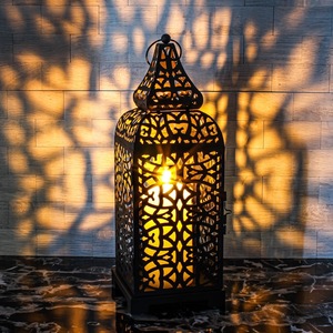 Decorative Moroccan Customised Decorative <b>Outdoor</b> Indoor Metal <b>Candle</b> <b>Lanterns</b> Farmhouse Floor & Hanging Moroccan <b>Candle</b> <b>Lantern</b> - Product Image 4