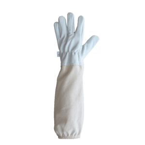 Meilleurs gants de sécurité ventilés et protecteurs pour l'apiculture, en cuir de chèvre antidérapant avec revers en toile - Sunny - Product Image 3